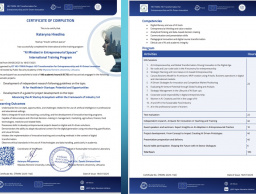 Підвищення кваліфікації в рамках міжнародної програми з підприємництва та штучного інтелекту “AI Mindset in Entrepreneurial Spaces”